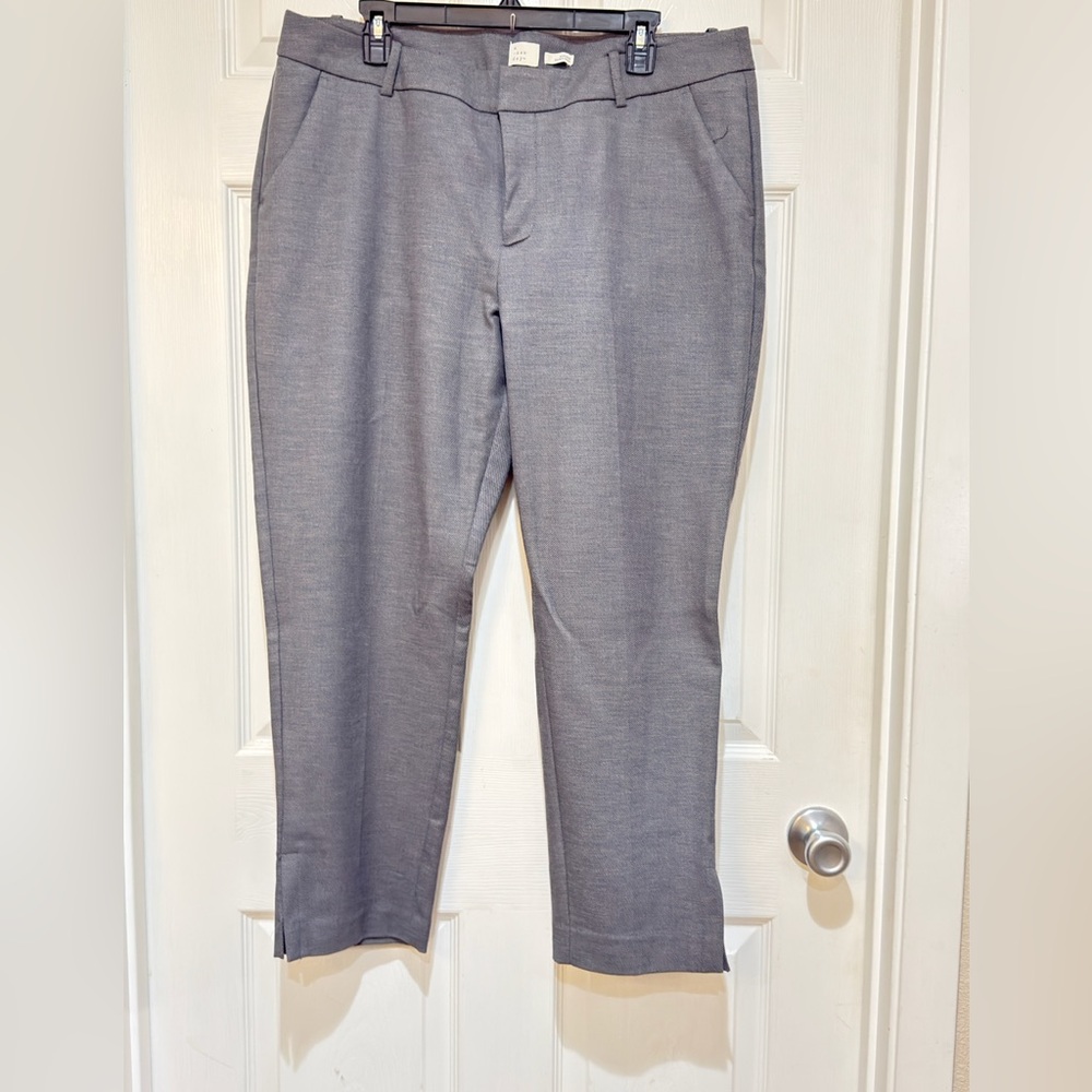 A New Day Grey Ankle Slacks 16 inseam 27”